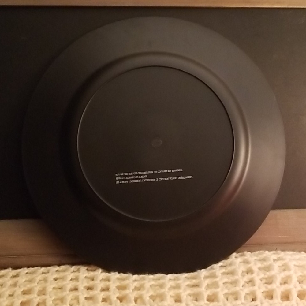 13" Sunflower Charger Plate with Saying - Picture 3 of 4